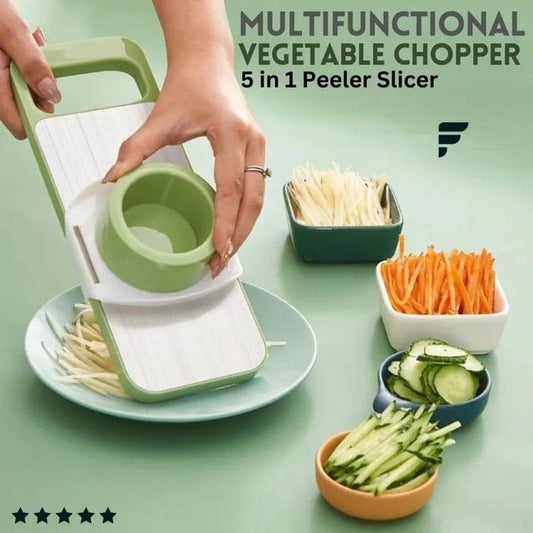 5 in 1 Vegetable Cutter – Fast & Easy Kitchen Tool