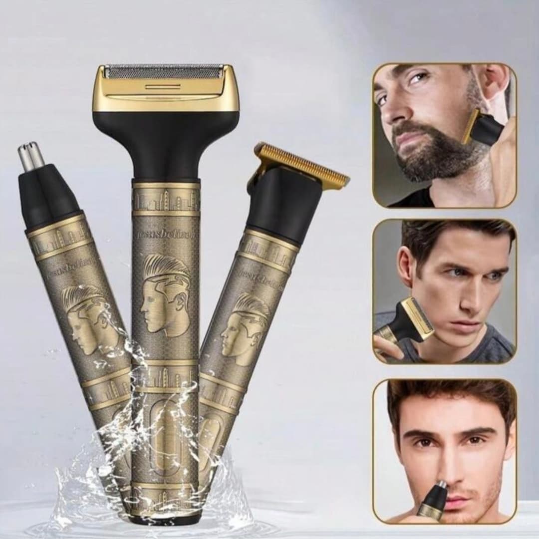 Daling 3-in-1 Grooming Kit – Rechargeable Clipper + Trimmer|