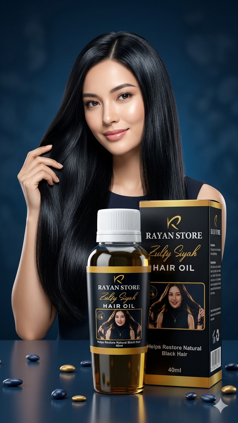 “Turn White Hair Into Natural Black Shine – Herbal Hair Oil for Strong & Healthy Hair”