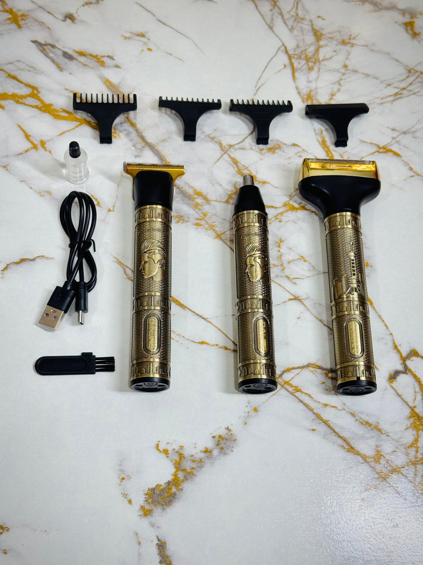 Daling 3-in-1 Grooming Kit – Rechargeable Clipper + Trimmer|