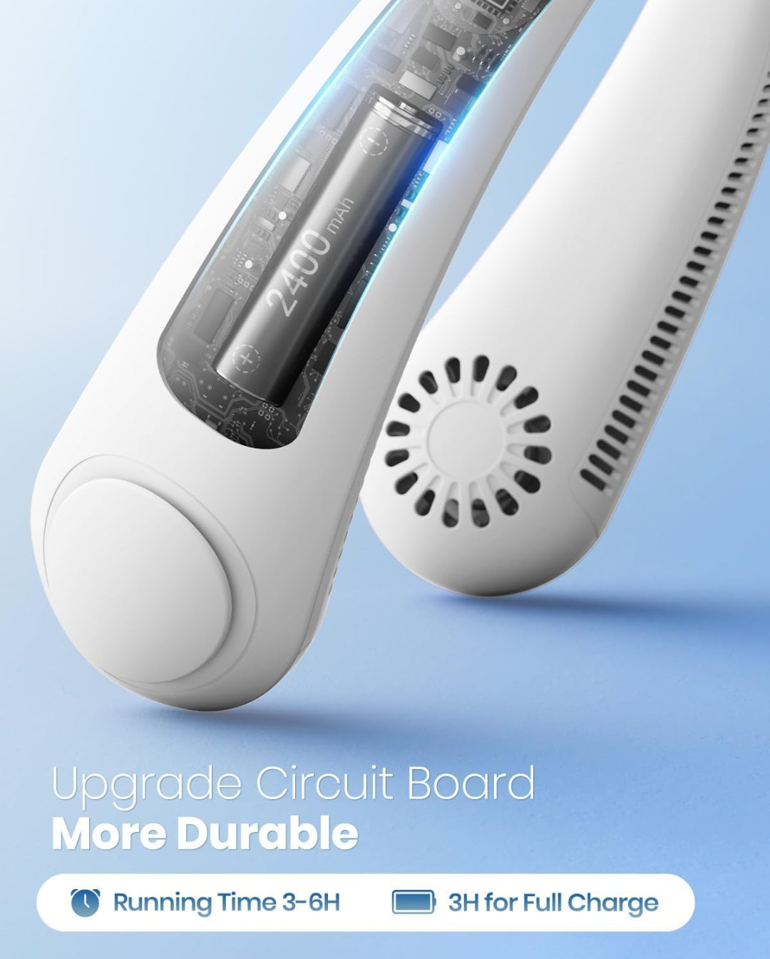 Portable Neck Fan Electric Wireless Fan