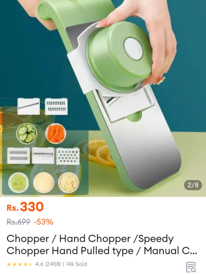 5 in 1 Vegetable Cutter – Fast & Easy Kitchen Tool