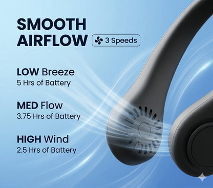 Portable Neck Fan Electric Wireless Fan
